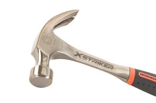 Hammare: Hammarskaft av smidesjär Hammare: Hammarskaft av smidesjär